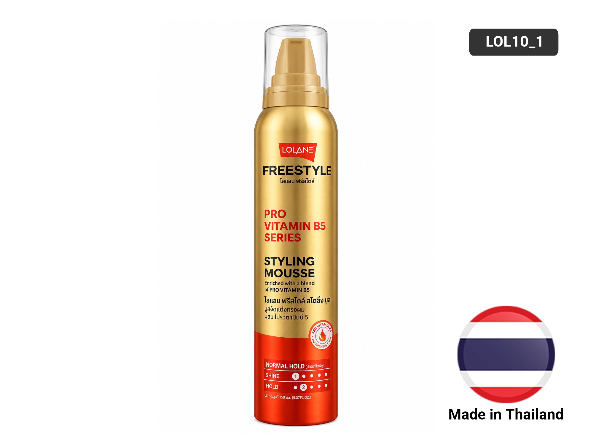 Lolane Pro Vitamin B5 Series Styling Normal Hold Mousse 220ml in Sri Lanka